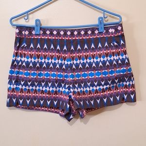 J. Crew Aztec Print Chino Shorts
